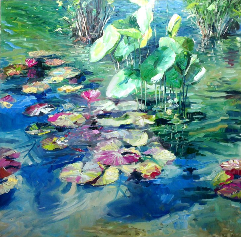 90cm x 90cm - Óleo sobre tela/ 35.4in x 35.4in - Oil on Canvas